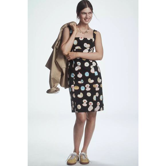 nwt ANTHROPOLOGIE MAEVE sz M Fitted Square-Neck Danielle Kroll special edition - Picture 1 of 6